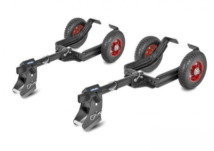 Подкатные тележки для снегохода усиленные, комплект