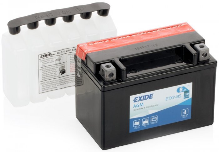 Аккумулятор EXIDE ETX9-BS