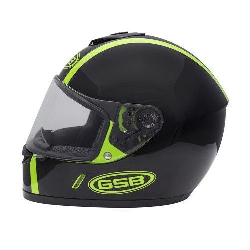 Шлем интеграл GSB G-349 Black&Green L