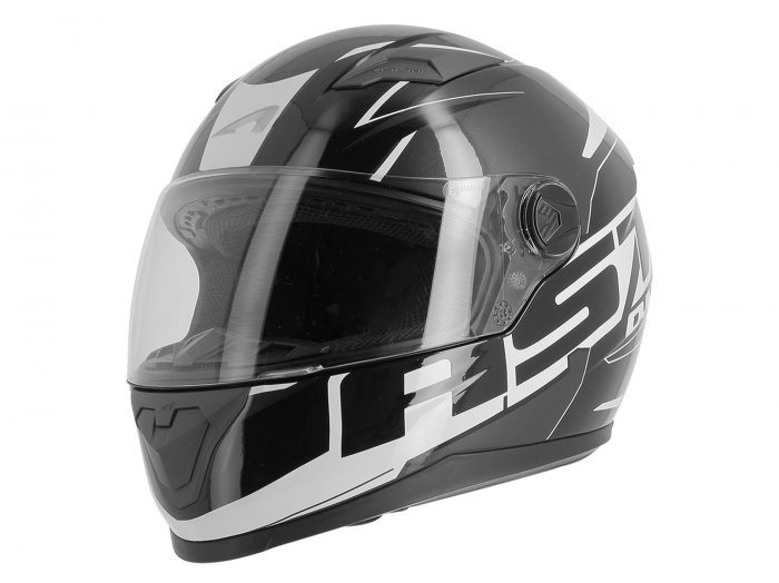 Шлем Astone GT2 ONE черный/белый M