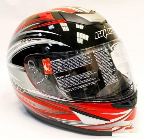 Шлем Cyber US-95#6 Red-Black-Red XL, XS