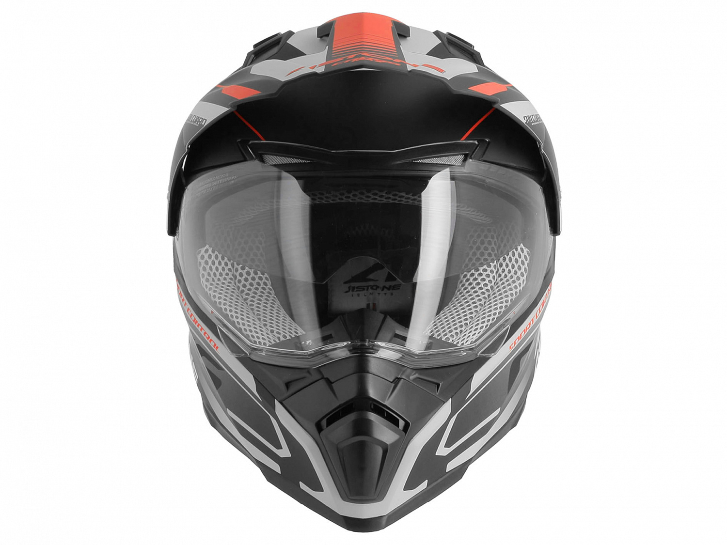 Шлем Astone CROSSMAX ROAD  черный/серый/красный