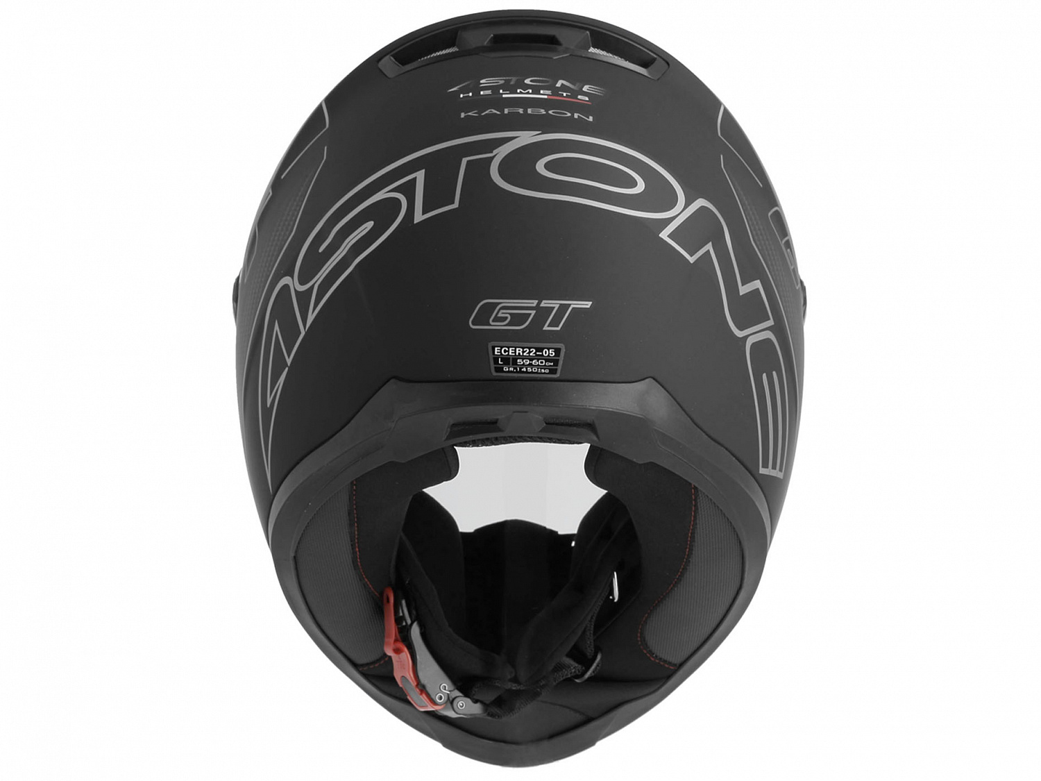 Шлем Astone GT2 KARBON NOIR/GRIS (карбон, черный/серый)